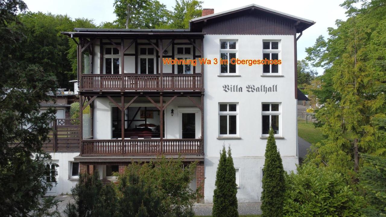Sonnige-Ferienwohnung-100Qm-Im-1-Obergeschoss-Der-Villa-Walhall-In-Einem-Parkaehnlichen-Garten Sellin  Esterno foto